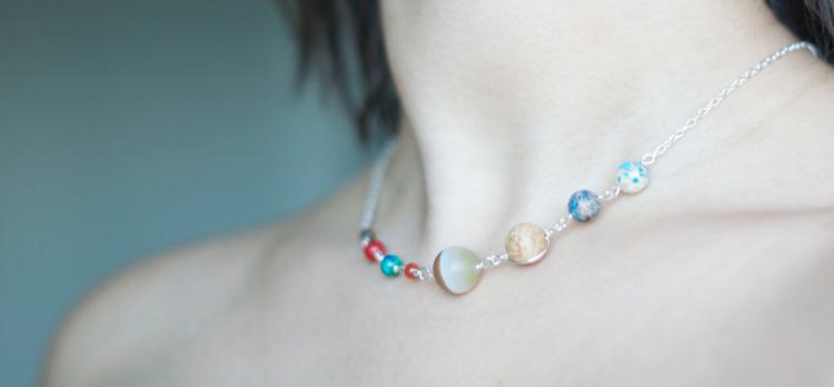 Solar System Necklace - Planets Necklace