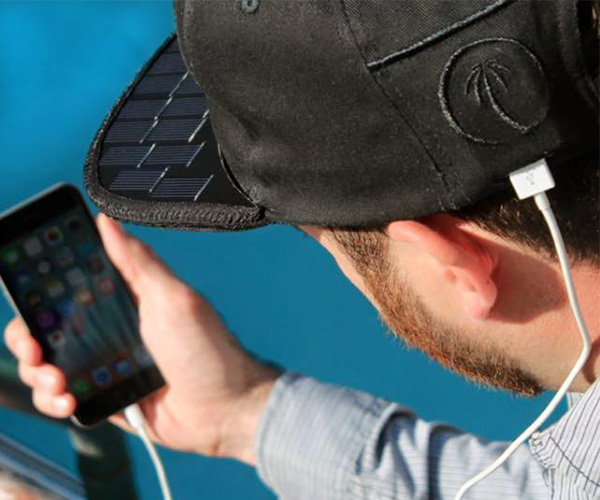 SolSol's baseball hat can charge your phone using solar power