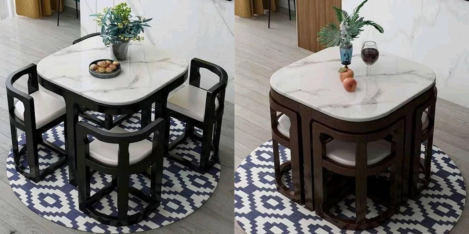 These Space Saving Tuck Under Dining Tables Are Perfect For Tiny