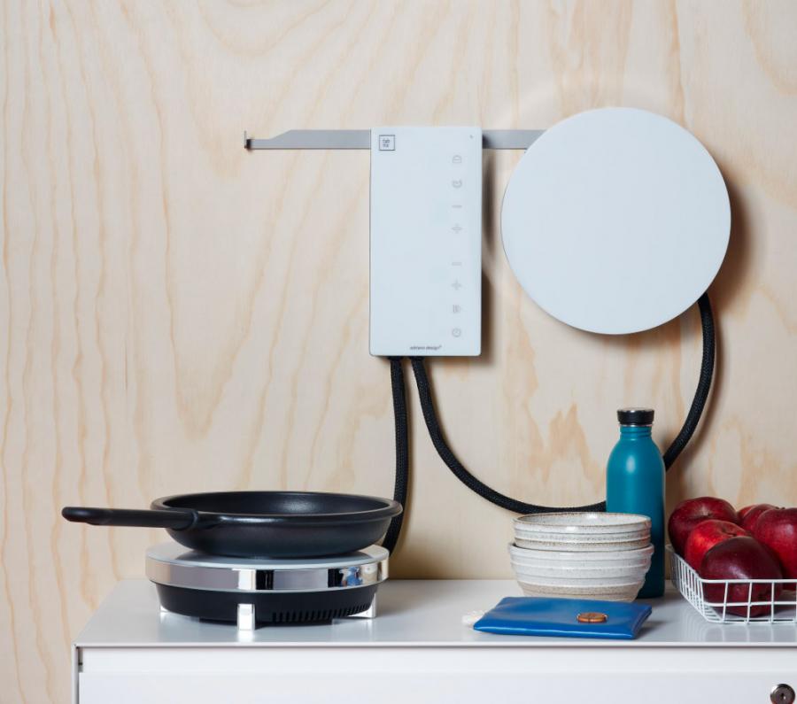Ordine Space-Saving Wall Mounted Stove For Tiny Homes or RVs