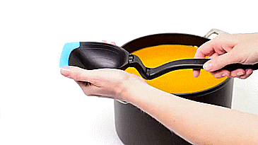 Spadle - Combo cooking spoon and ladle in one - Part Spoon / Part Ladle