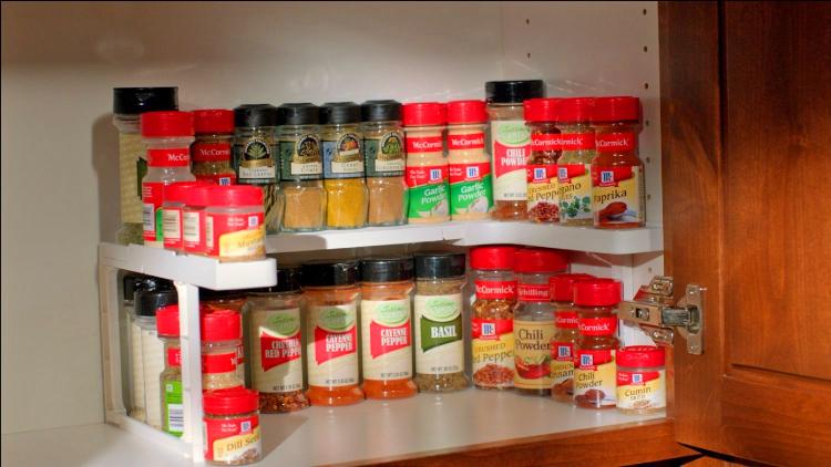 Spicy Shelf Helps Organize Spice Cabinets Medicine Cabinets and More