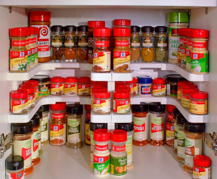 Spicy Shelf Helps Organize Spice Cabinets Medicine Cabinets and More