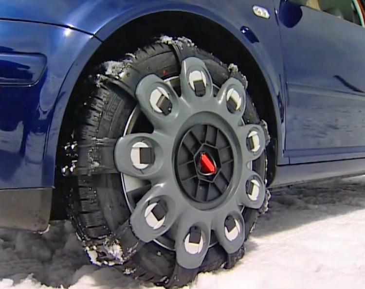 Spikes Spiders Snap-on snow tire chains