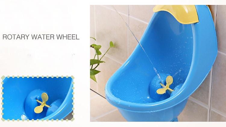 Spinning Toy Funny Training Urinal - Frog shaped whirling spinner kids training urinal