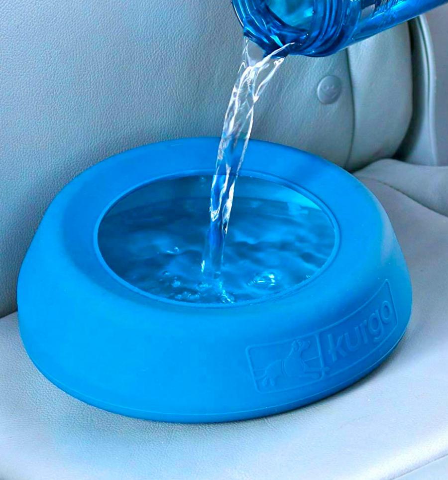 Splashless Dog Bowl For The Car