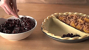 Split Pie Pan - Split Decision Pie Pan - Unique Pie pan lets you make two different pie flavors at once