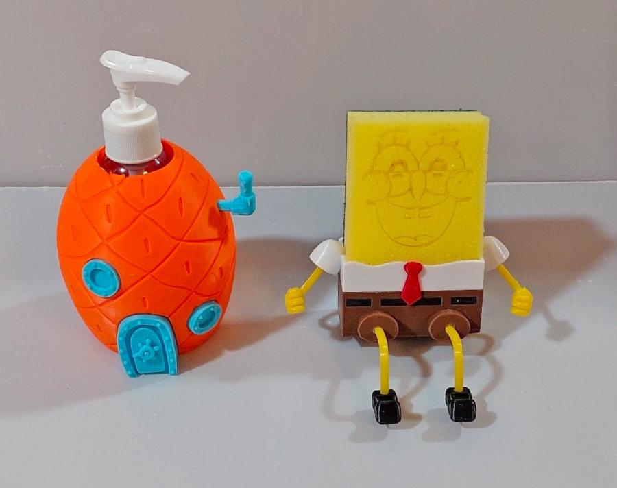 You Can Get A Spongebob Soap And Sponge Holder Set And My Life is Complete