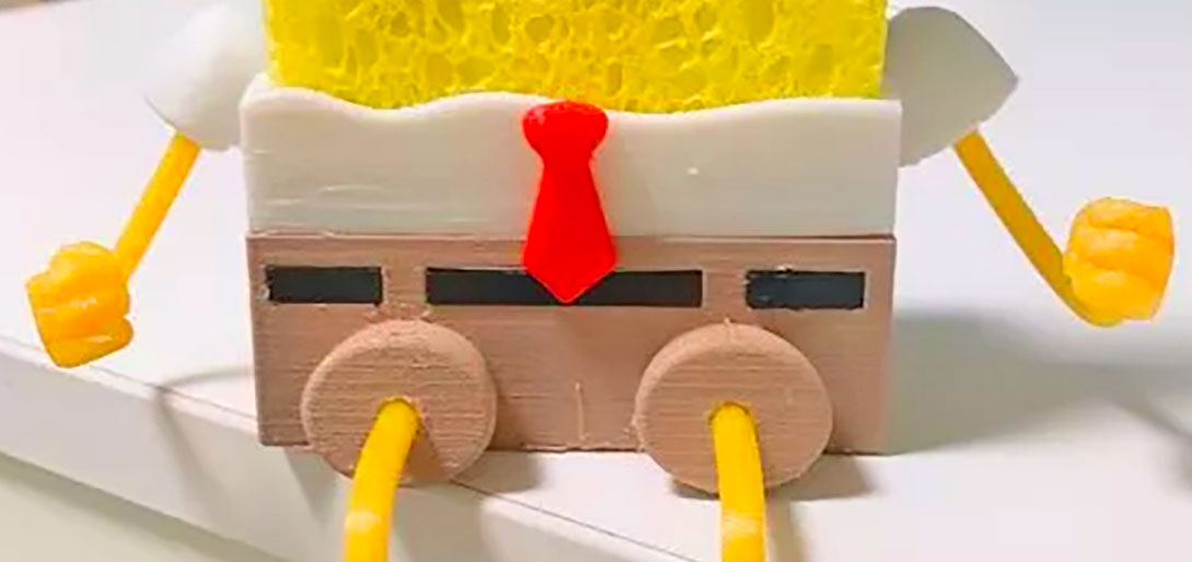 This SpongeBob Sponge Holder Belongs In every SpongeBob Lover's