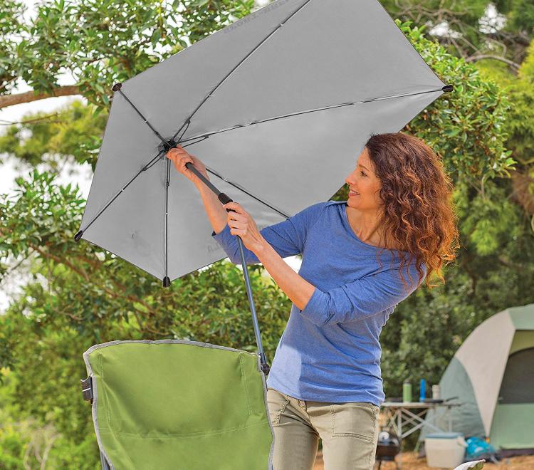 Sport-Brella Reclining Camping Chair With Attached Umbrella - Best Folding Camping Chair