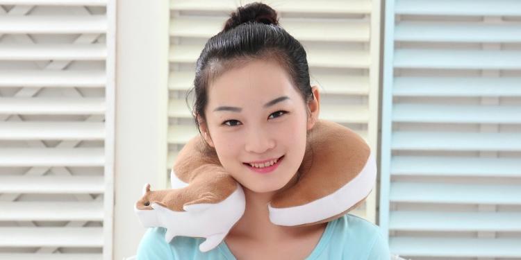 Squirrel Shaped Travel Neck Pillow