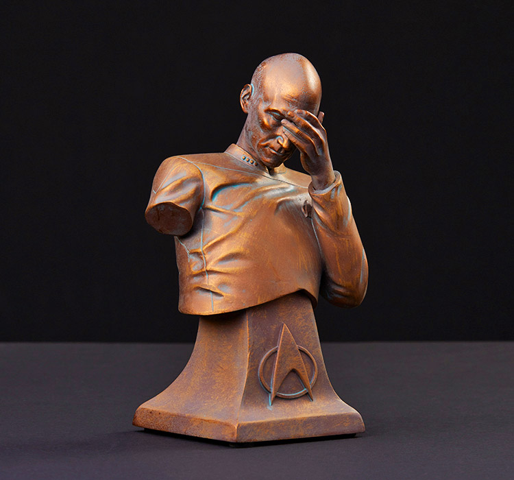 Star Trek Captain Picard Facepalm Statue