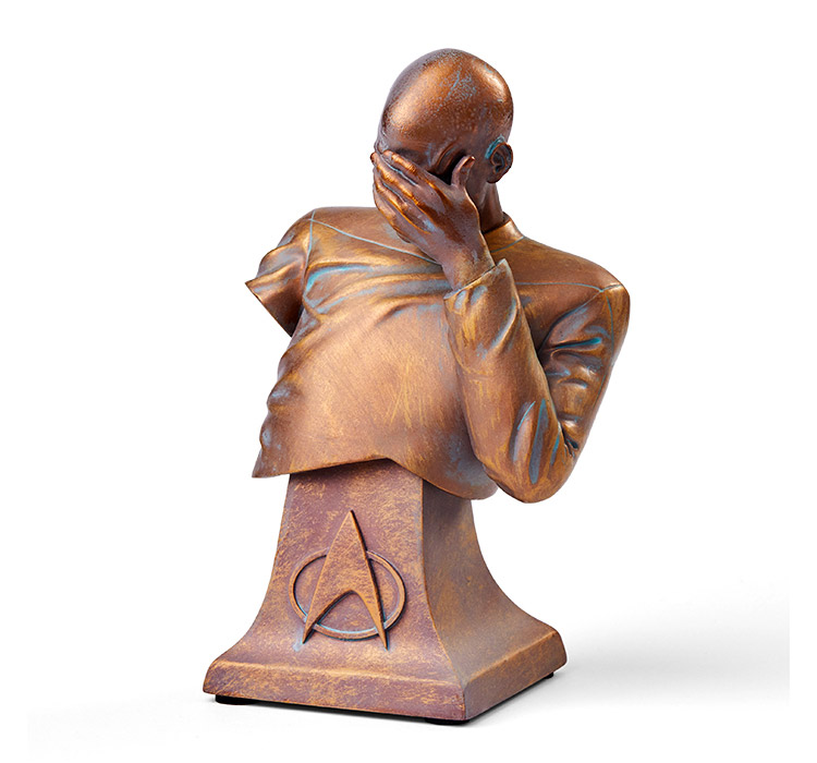 Star Trek Captain Picard Facepalm Statue