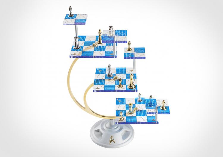 Star Trek Chess Set ORIGINAL SERIES Tridimensional PROP REPLICA ST
