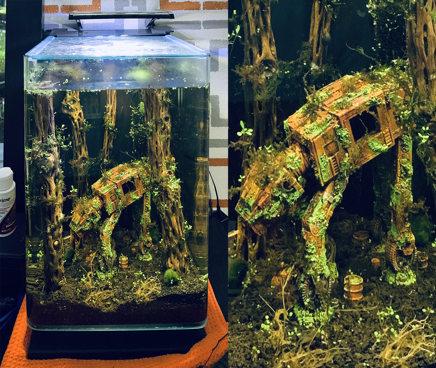 Star Wars Themed Aquarium Safe Decorations Shelly Lighting