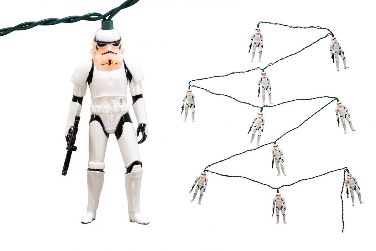 Star Wars String Lights - Star Wars Character Christmas Lights - Stormtrooper holiday lights