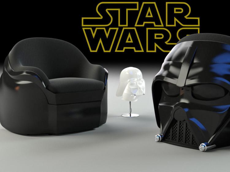 Star Wars Darth Vader Luxury Armchair - Darth Vader Evil Villain Chair