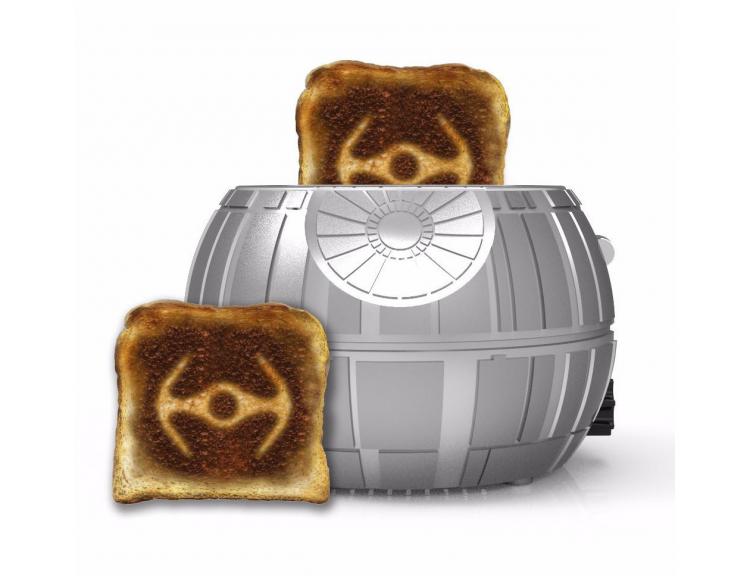 Star Wars Death Star Toaster - Toasts Image of Tie Fighter Onto Bread