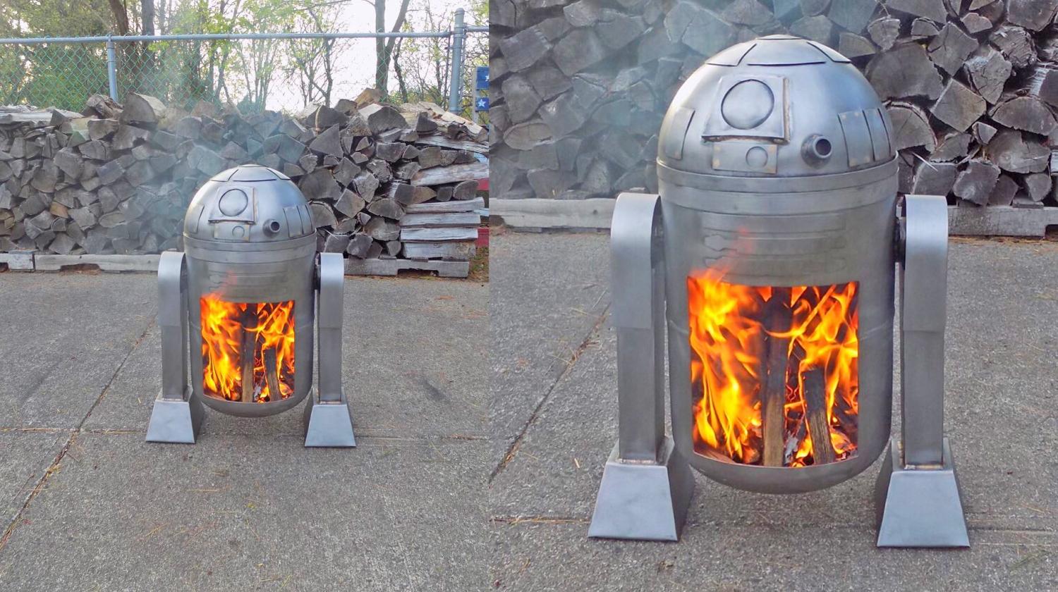 Star Wars Tie Fighter Fire Pits, Star Wars Outdoor Fire Pit