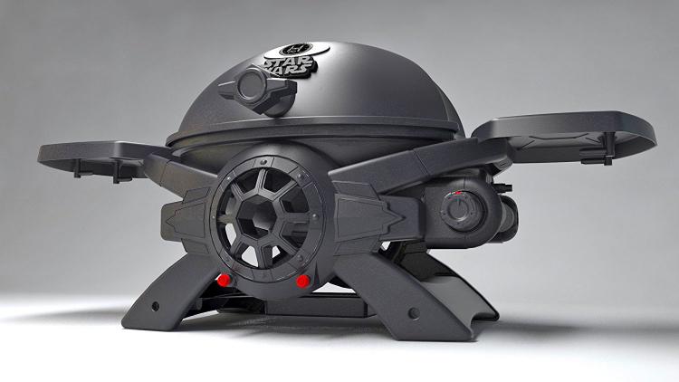 Star Wars TIE Fighter Gas BBQ Grills The Star Wars Logo On Your Food