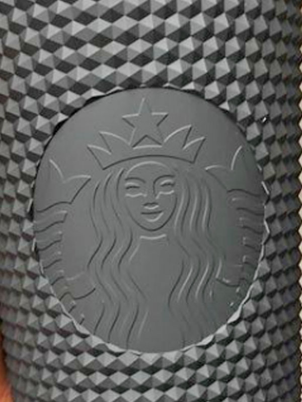 Starbucks Black Matte Spiky Cup