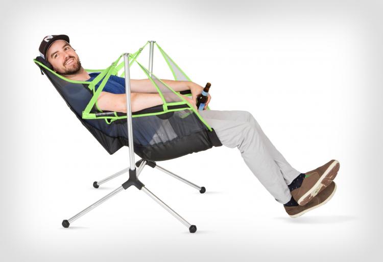 Reclining on sale camping chair