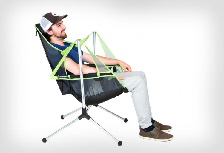 This Ultimate Camping Chair Reclines and Swings Might Be The