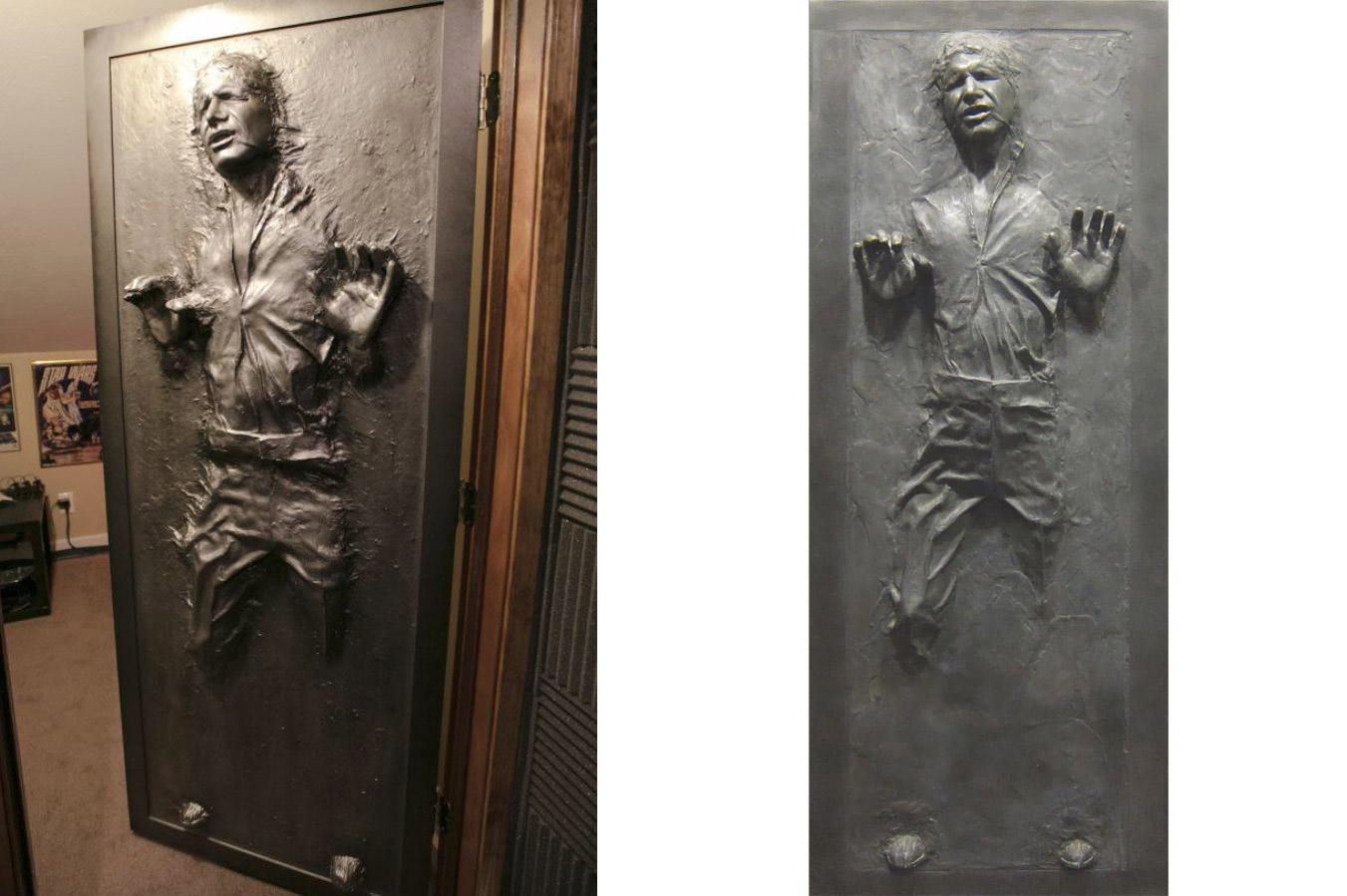 Han solo door store wrap