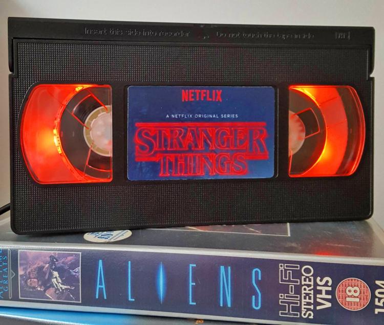 Stranger Things VHS Night-Light - Retro VHS lamp