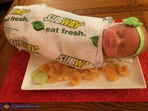 Subway Baby Blanket Turns Your Little One Into a Subway Sandwich
