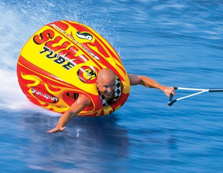 Sumo Tube: A Wearable Inflatable Tube Lets You Body Surf and Ride