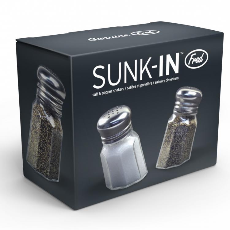 Sunk-In - Sinking Into Table Salt and Pepper Shakers