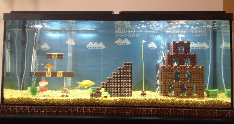 Super Mario Aquarium Pieces Let You Build Your Own Mario Level In ...