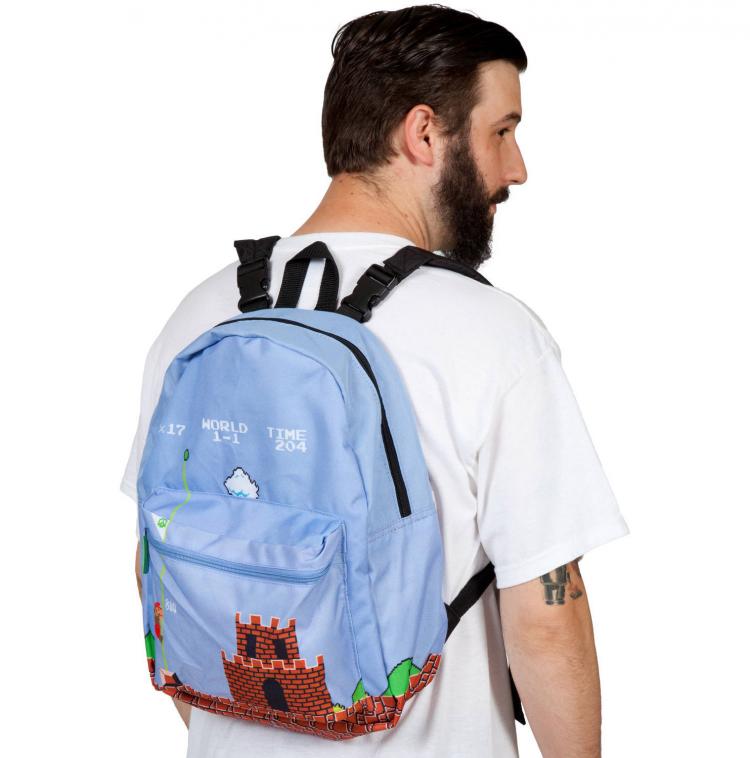 Super Mario Bros Reversible Backpack