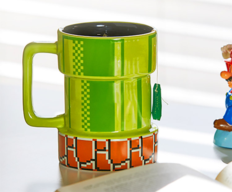 Super Mario Warp Pipe Coffee Mug - Nintendo mug