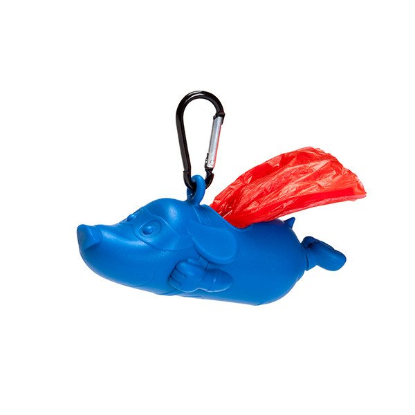 Mighty Dog Dog Waste Holder - Superman Dog Poop Bag Dispenser