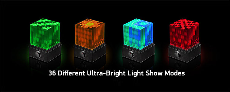 SuperNova Cube Light LED Bluetooth Speaker