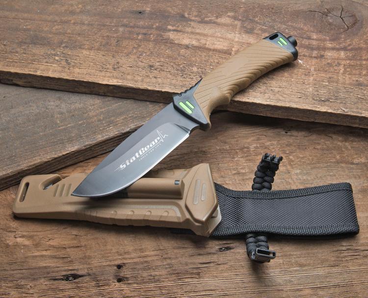 Surviv-All Outdoor Knife - Survival Knife With Survival Tools in Sheath