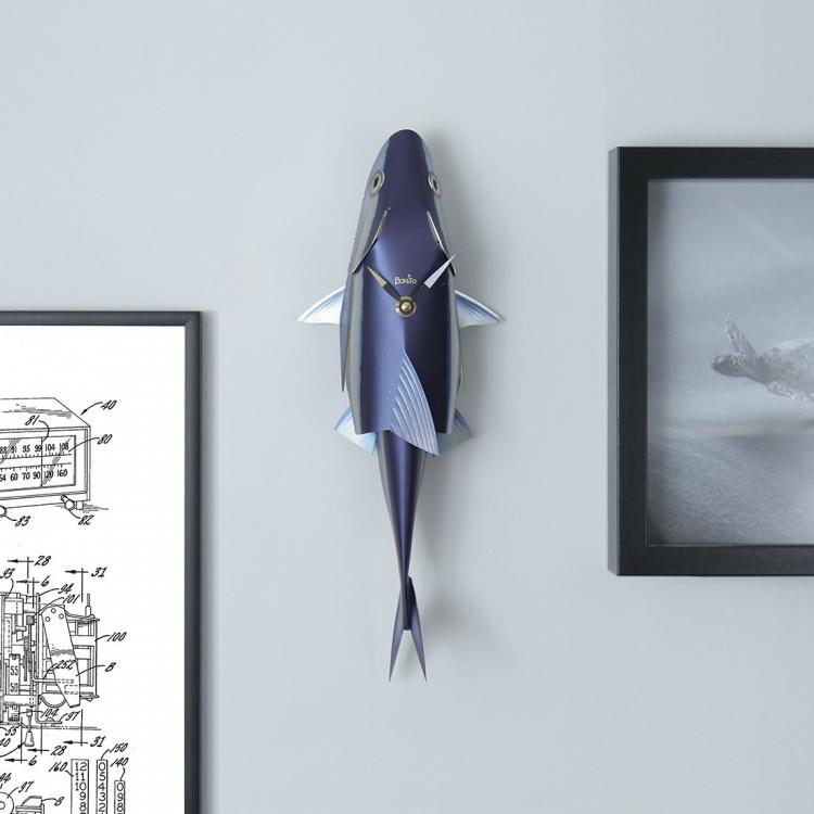 Swimming Fish Pendulum Clocks - Bonito Swinging Fish tail pendulum clock