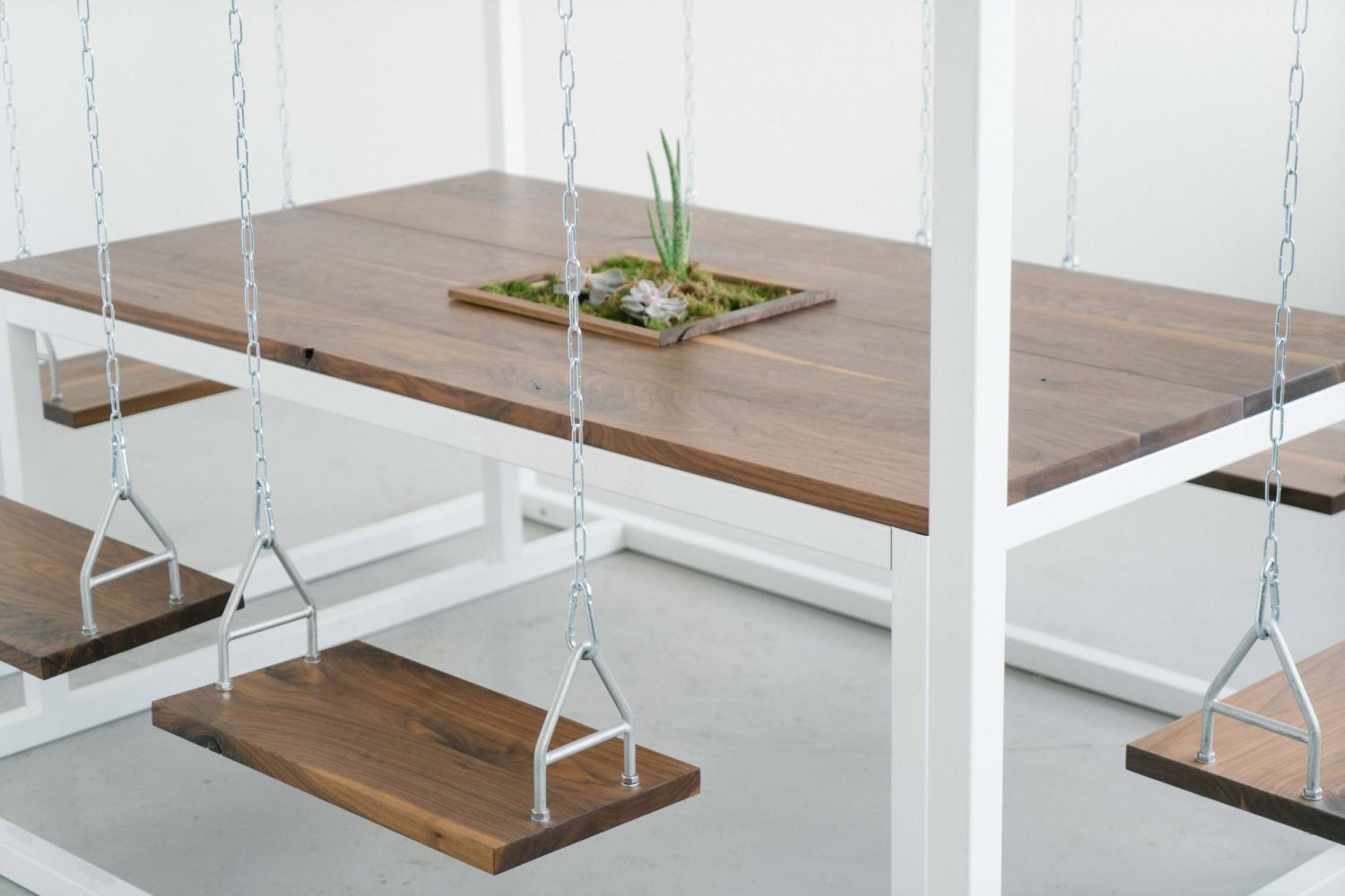 swing set dining room table