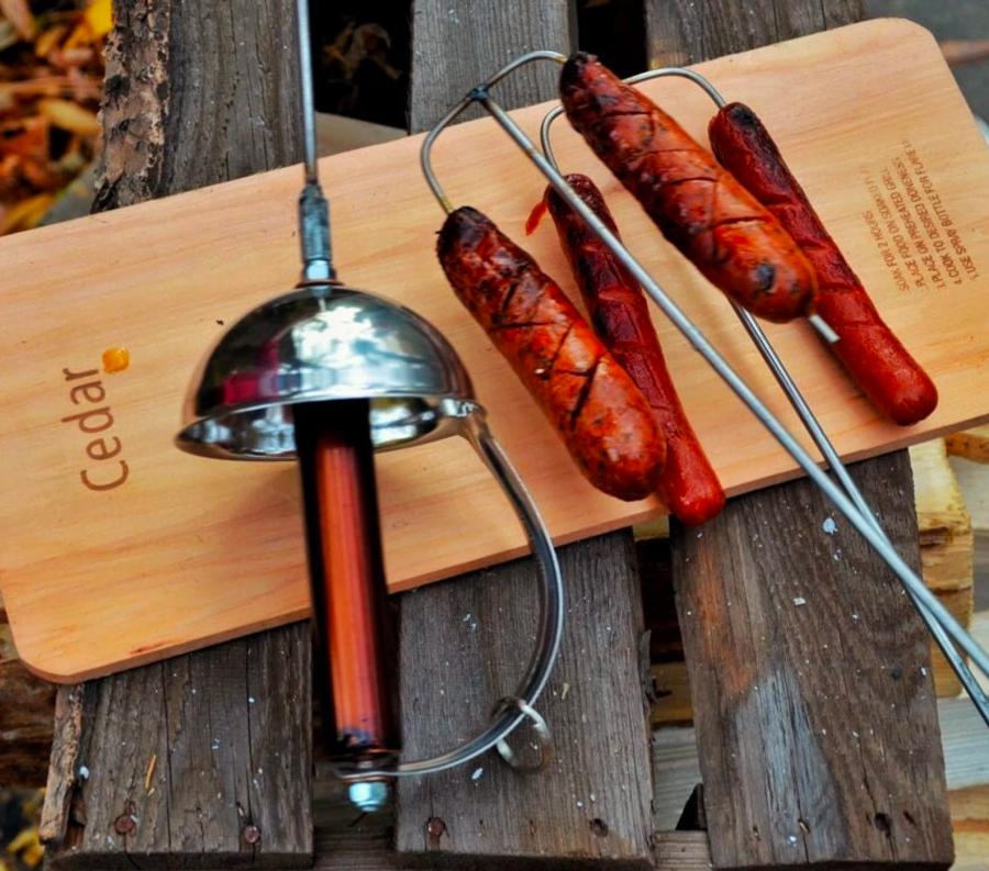 Metal Sword Campfire Roaster Sticks