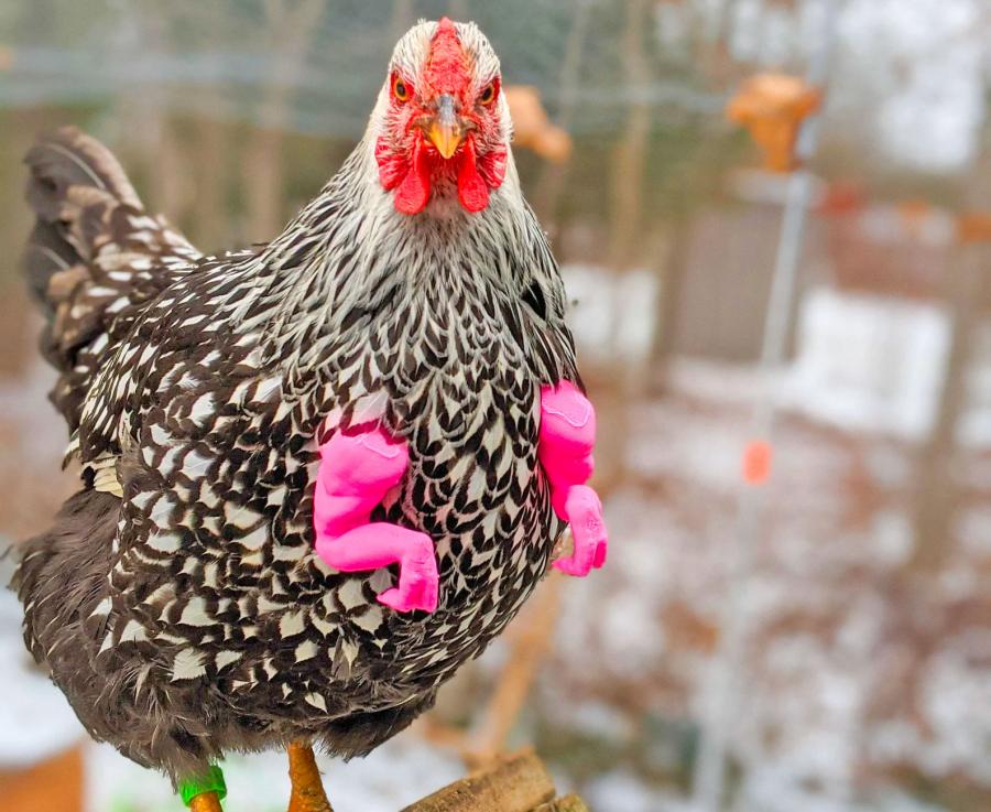 You Can Now Get Tiny T-Rex Chicken Arms For Your Backyard Fowl