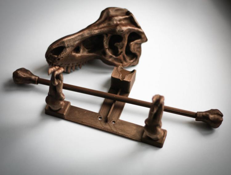 T-Rex Dinosaur Skeleton Toilet Paper Holder