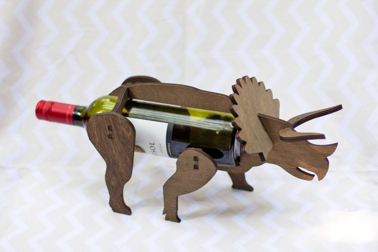 T-Rex Dinosaur Wine Bottle Holder