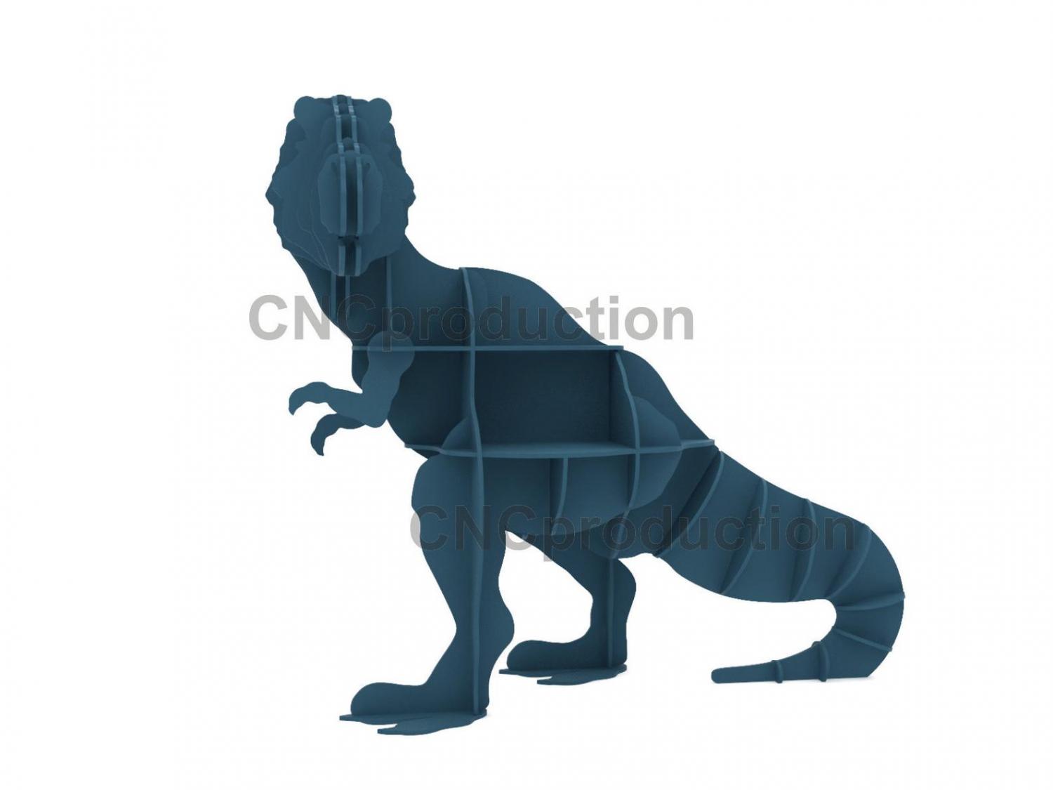 Giant 3D T-Rex Kids Shelf