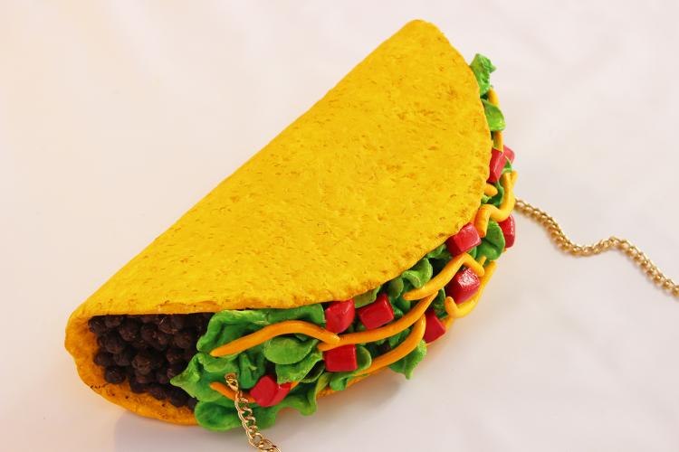 Giant Taco Clutch Purse