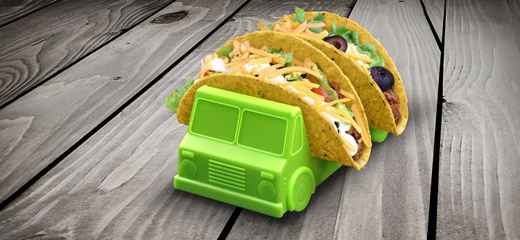 Taco Truck Taco Holder Plate - Taco Holder plate shaped like a truck