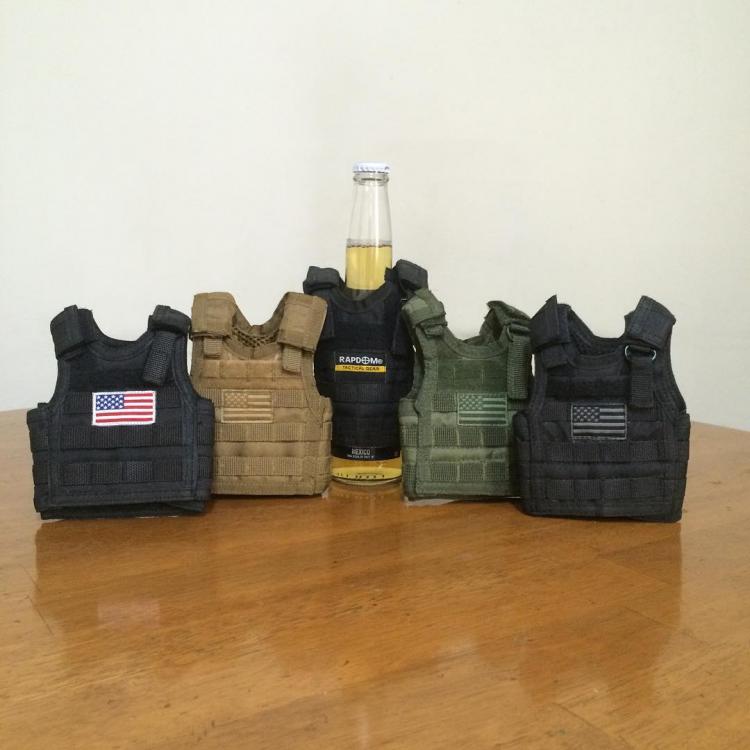 Memorial Tactical Vest Drink Koozie