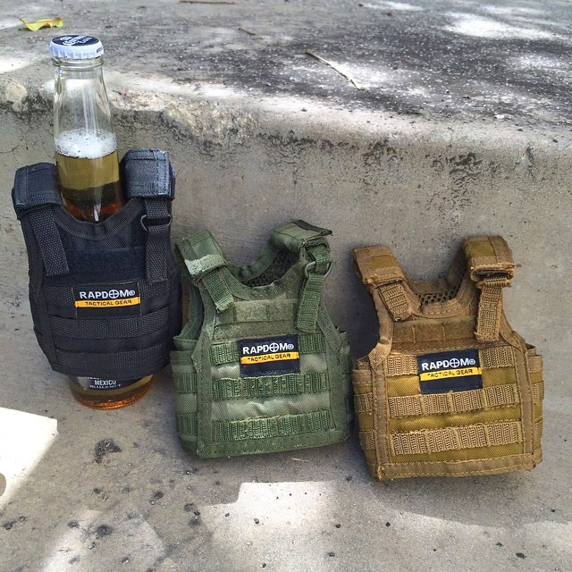 Memorial Tactical Vest Drink Koozie