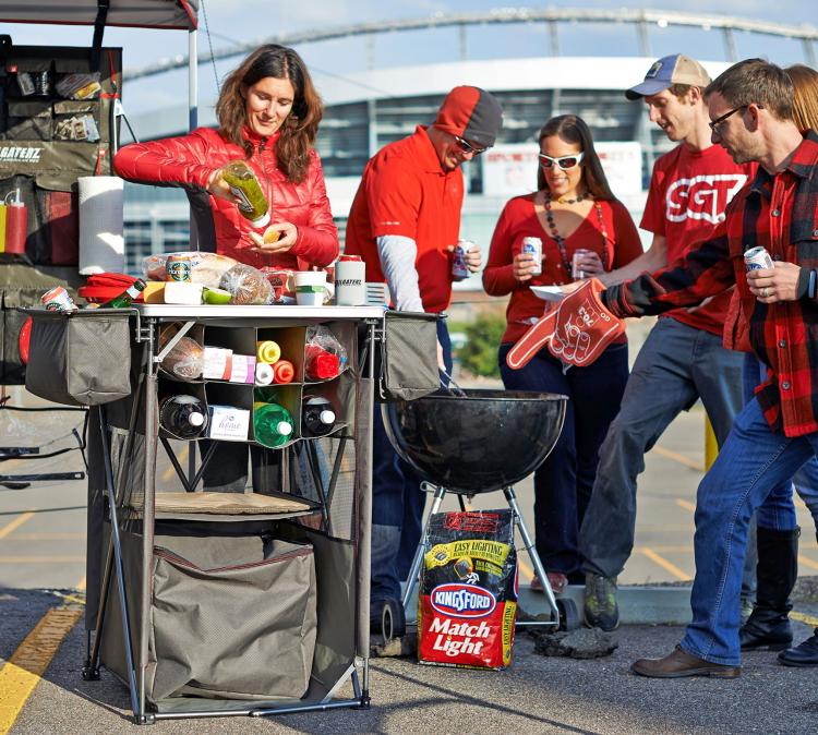 Tailgaterz Tailgating Tavern Popup Serving Table